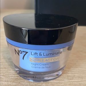 New Boots No7 Lift and Luminate Night Cream 1.7oz
